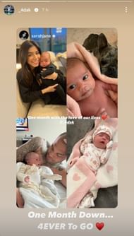 Dak Prescott's girlfriend Sarah Jane celebrate daughter's one month birthday